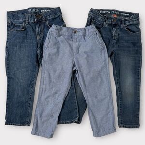 Boys size 5 Husky Jeans Pants Bundle (3 pieces) The Children's Place